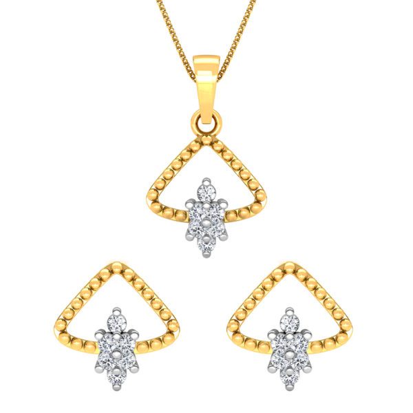 Pendant Earrings Collection – 18 KT- RMDG ADPER- 0010