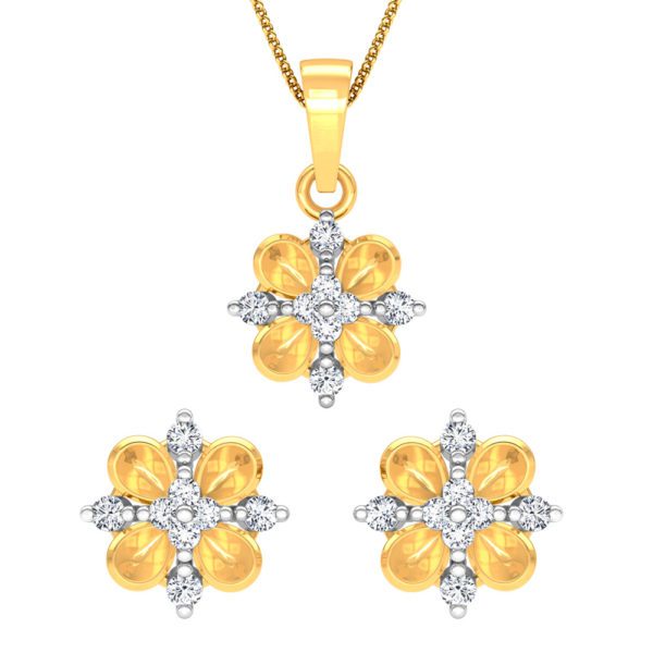 Pendant Earrings Collection – 18 KT- RMDG ADPER- 0009