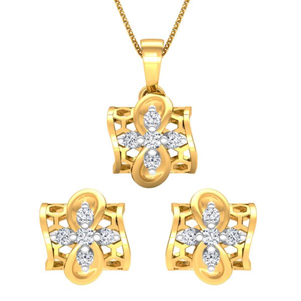 Pendant Earrings Collection – 18 KT- RMDG ADPER- 0013