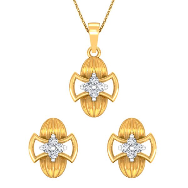 Pendant Earrings Collection – 18 KT- RMDG ADPER- 0014