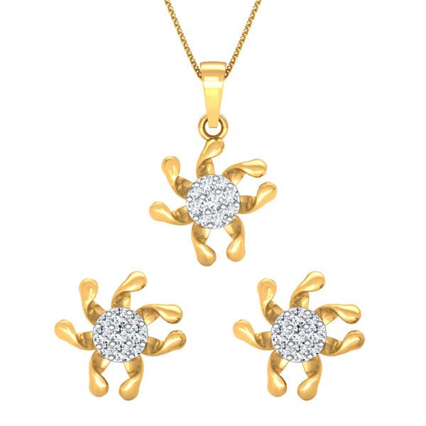 Pendant Earrings Collection – 18 KT- RMDG ADPER- 0017