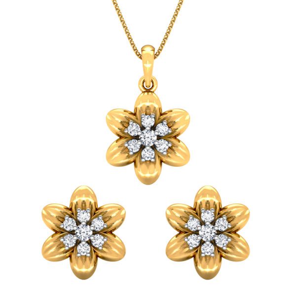 Pendant Earrings Collection – 18 KT- RMDG ADPER- 0020