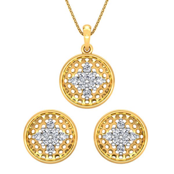 Pendant Earrings Collection – 18 KT- RMDG ADPER- 0021