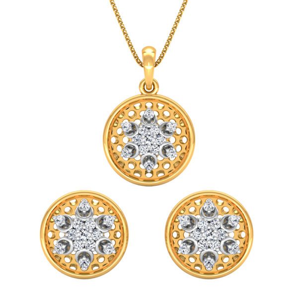 Pendant Earrings Collection – 18 KT- RMDG ADPER- 0021