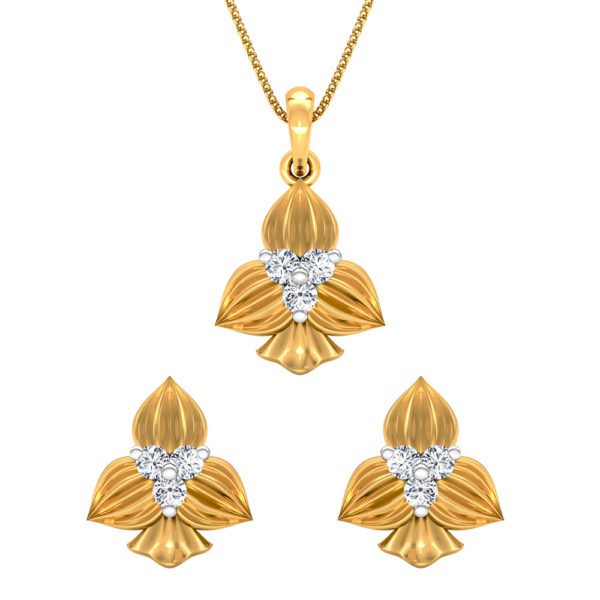 Pendant Earrings Collection – 18 KT- RMDG ADPER- 0024