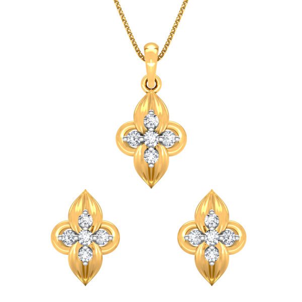 Pendant Earrings Collection – 18 KT- RMDG ADPER- 0024