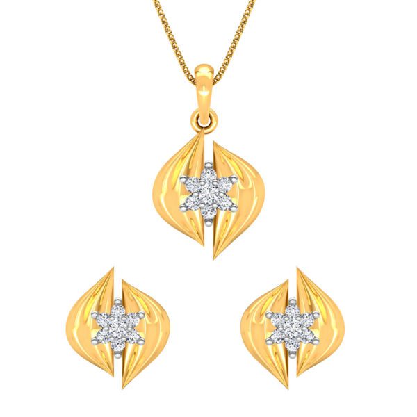 Pendant Earrings Collection – 18 KT- RMDG ADPER- 0026