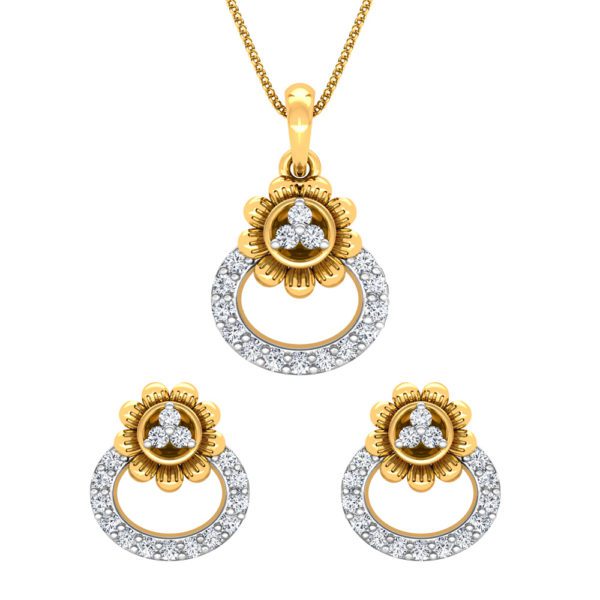 Pendant Earrings Collection – 18 KT- RMDG ADPER- 0028