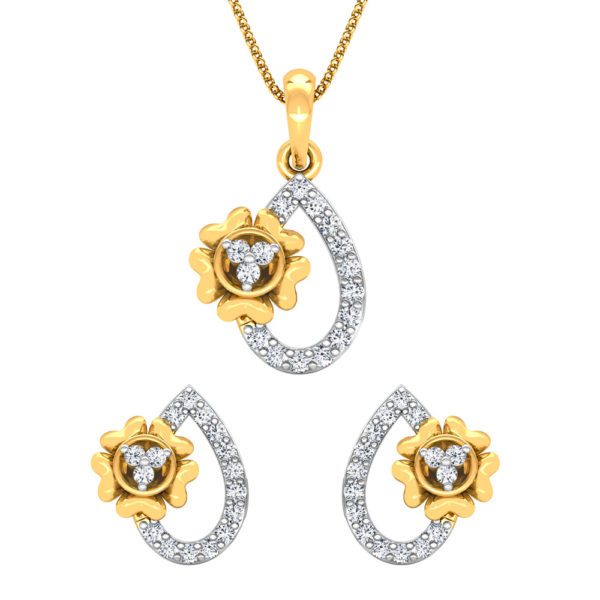 Pendant Earrings Collection – 18 KT- RMDG ADPER- 0028