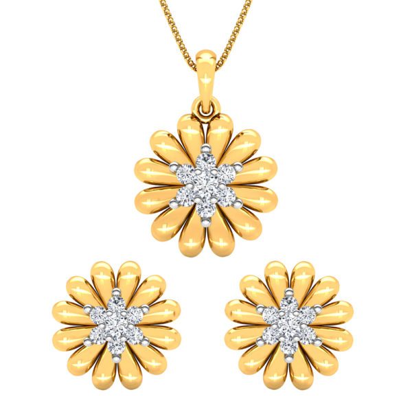 Pendant Earrings Collection – 18 KT- RMDG ADPER- 0031