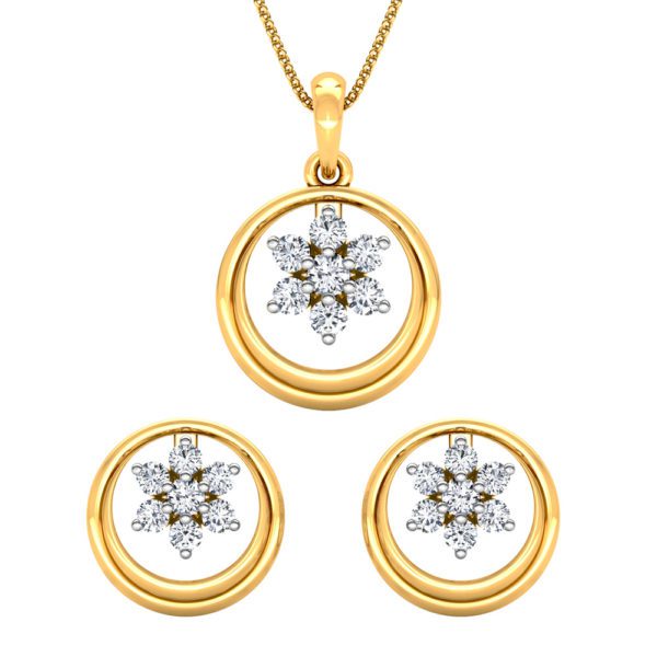 Pendant Earrings Collection – 18 KT- RMDG ADPER- 0033