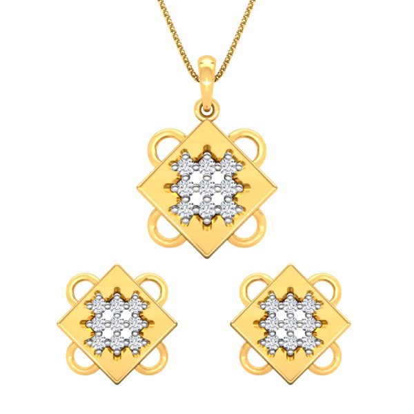 Pendant Earrings Collection – 18 KT- RMDG ADPER- 0034