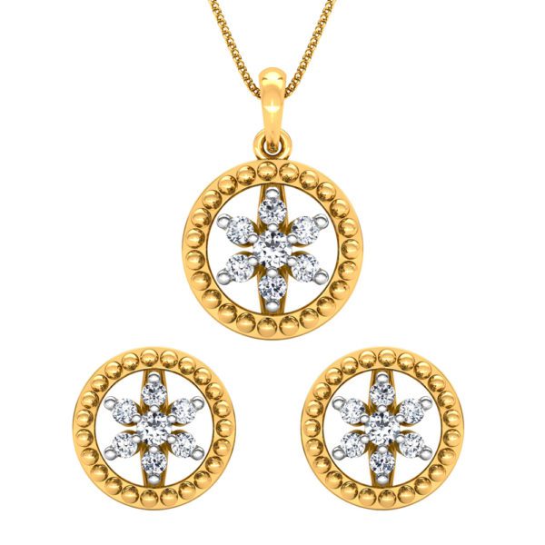 Pendant Earrings Collection – 18 KT- RMDG ADPER- 0037