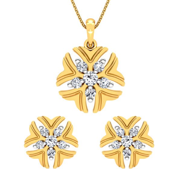 Pendant Earrings Collection – 18 KT- RMDG ADPER- 0042