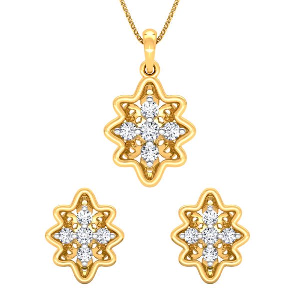 Pendant Earrings Collection – 18 KT- RMDG ADPER- 0042