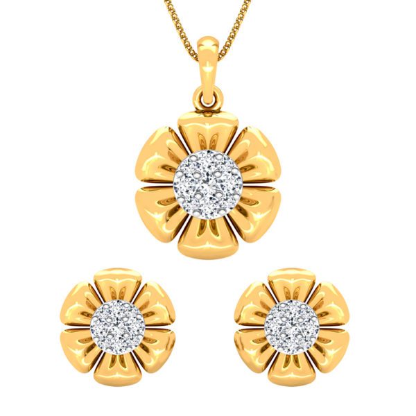 Pendant Earrings Collection – 18 KT- RMDG ADPER- 0046