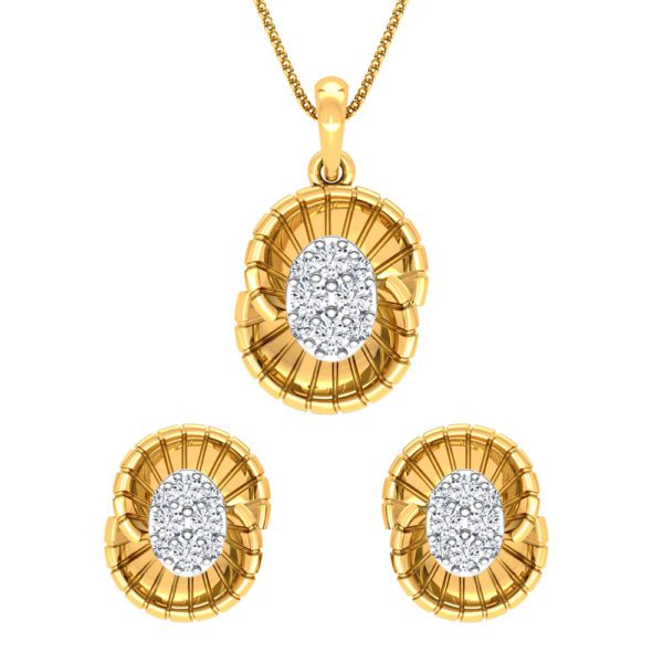 Pendant Earrings Collection – 18 KT- RMDG ADPER- 0046