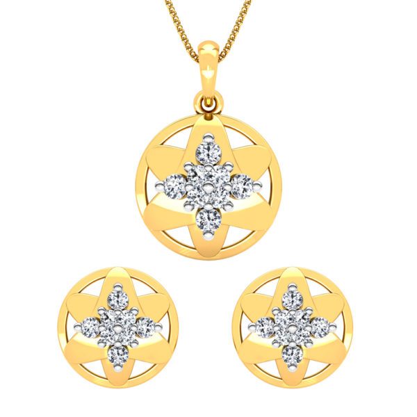 Pendant Earrings Collection – 18 KT- RMDG ADPER- 0052