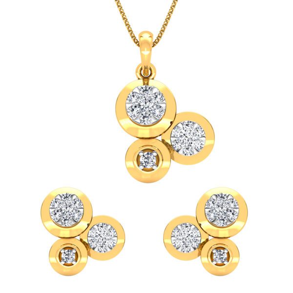 Pendant Earrings Collection – 18 KT- RMDG ADPER- 0057