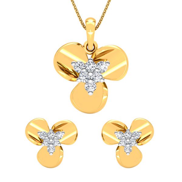 Pendant Earrings Collection – 18 KT- RMDG ADPER- 0060