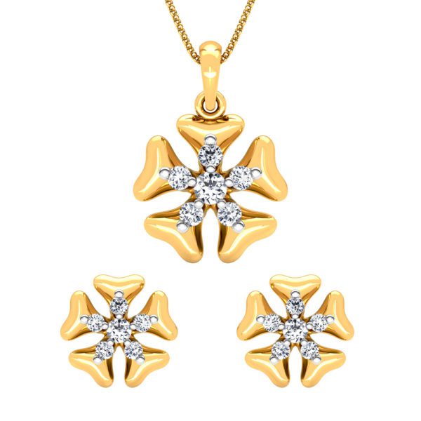 Pendant Earrings Collection – 18 KT- RMDG ADPER- 0075