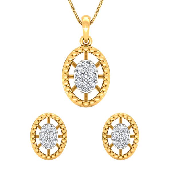 Pendant Earrings Collection – 18 KT- RMDG ADPER- 0076