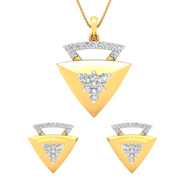 Pendant Earrings Collection – 18 KT- RMDG ADPER- 0079