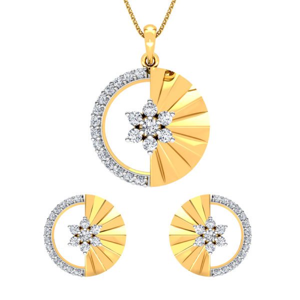 Pendant Earrings Collection – 18 KT- RMDG ADPER- 0085