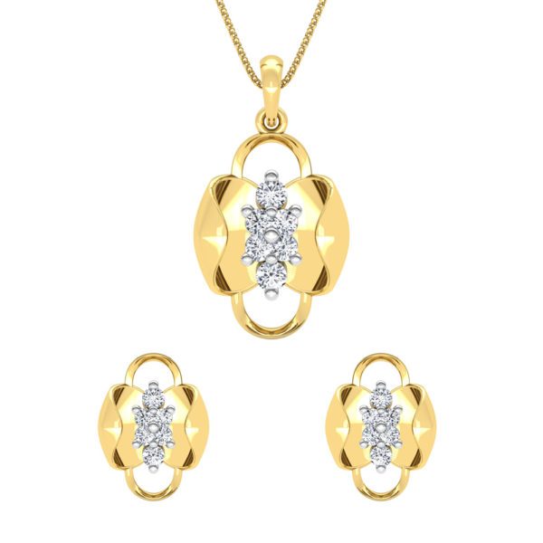 Pendant Earrings Collection – 18 KT- RMDG ADPER- 0087