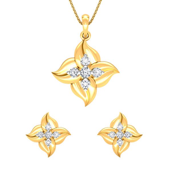 Pendant Earrings Collection – 18 KT- RMDG ADPER- 0089