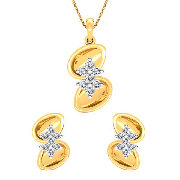 Pendant Earrings Collection – 18 KT- RMDG ADPER- 0091