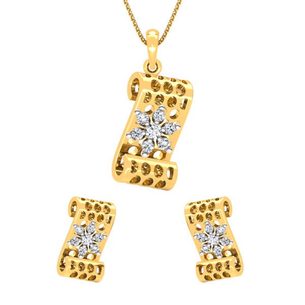 Pendant Earrings Collection – 18 KT- RMDG ADPER- 0092