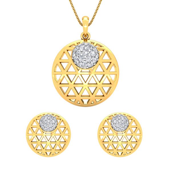 Pendant Earrings Collection – 18 KT- RMDG ADPER- 0098