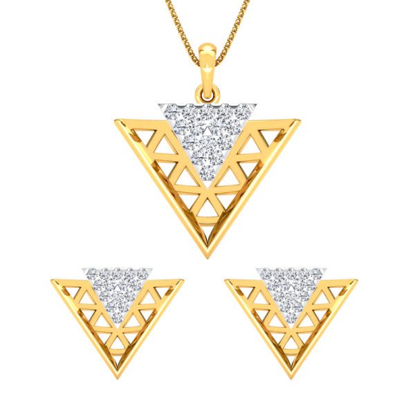 Pendant Earrings Collection – 18 KT- RMDG ADPER- 0100