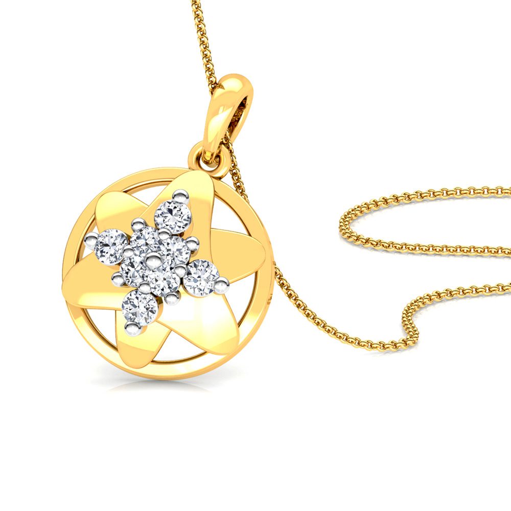 Pendant Earrings Collection – 18 KT- RMDG ADPER- 0052