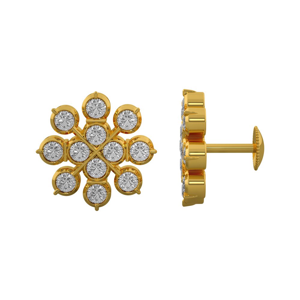 Closed Setting Ear Studs – SNTP –  9681