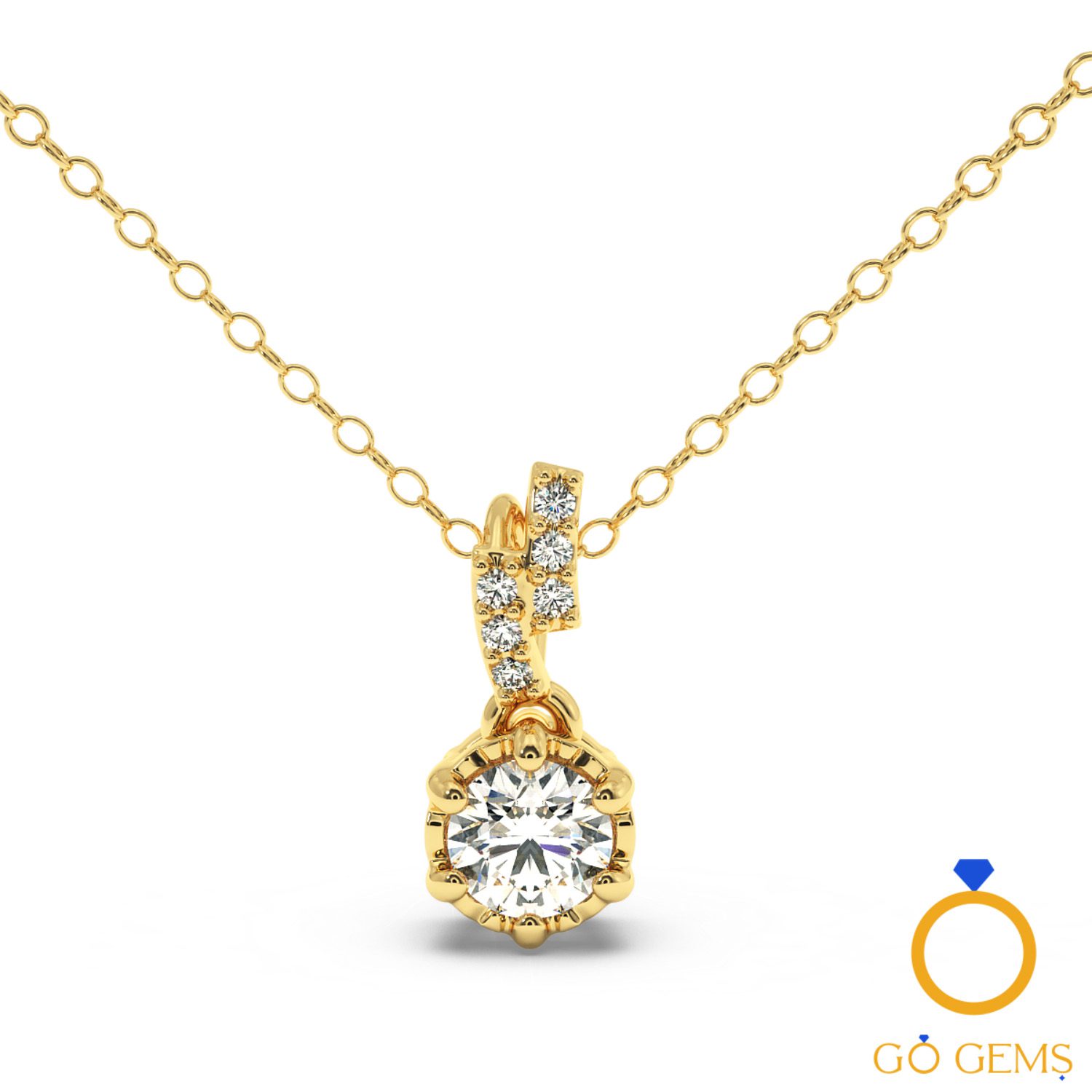 Solitaire Pendant Collection-RMDG-PD015