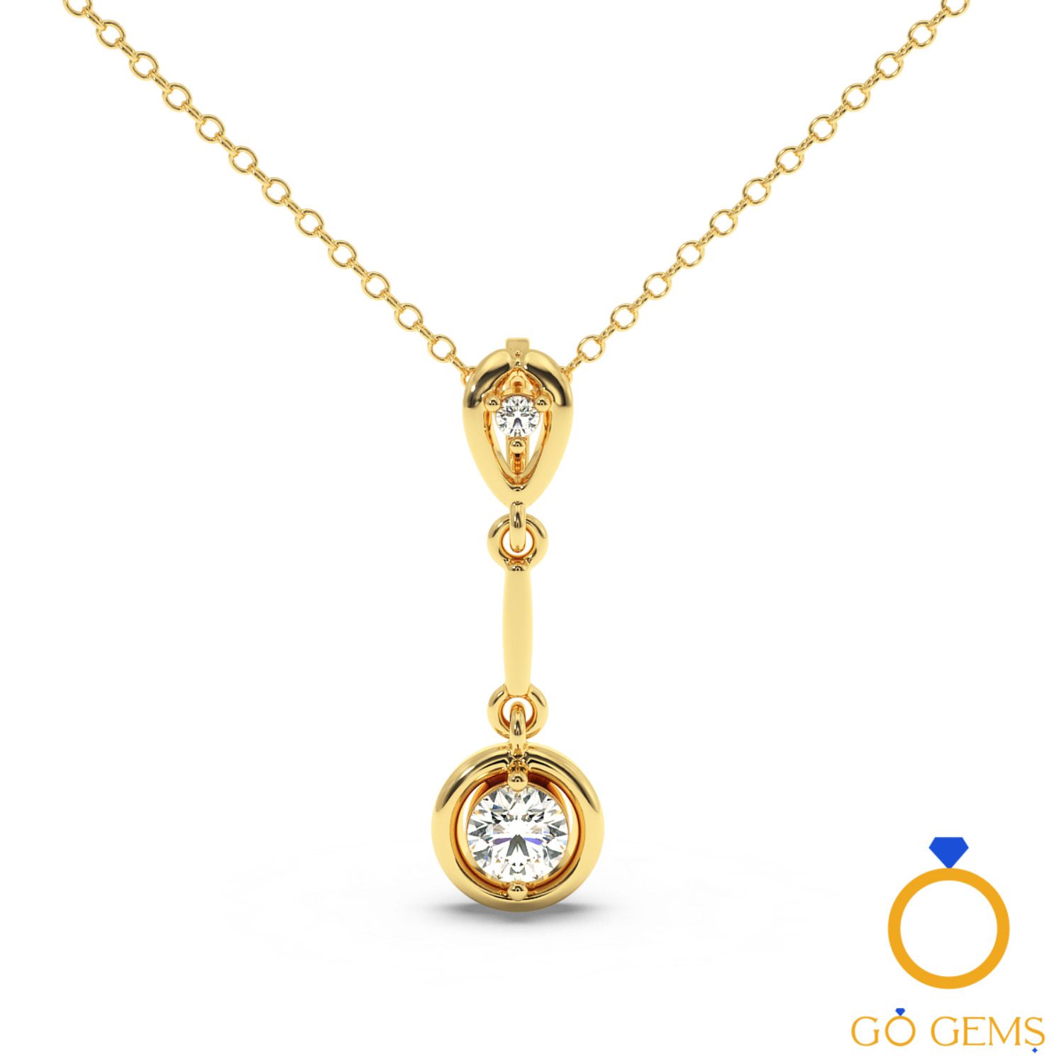 Solitaire Pendant Collection-RMDG-PD030