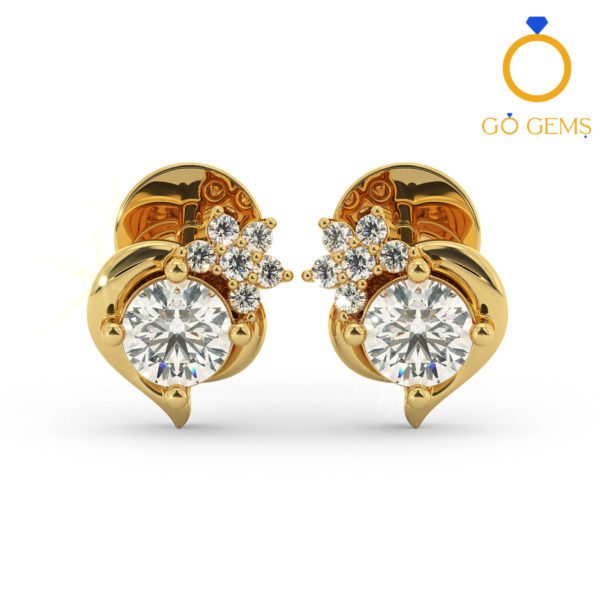 Solitaire Earrings Collection-RMDG-ST018