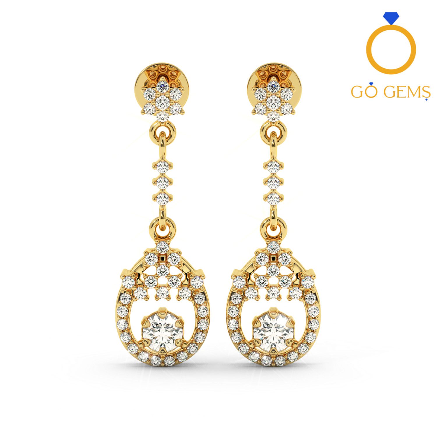 Solitaire Earrings Collection-RMDG-ST021
