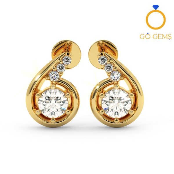 Solitaire Earrings Collection-RMDG-ST025