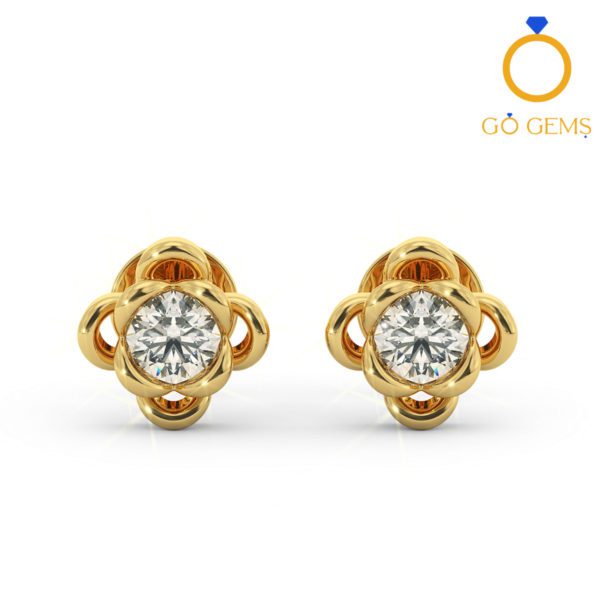 Solitaire Earrings Collection-RMDG-ST035