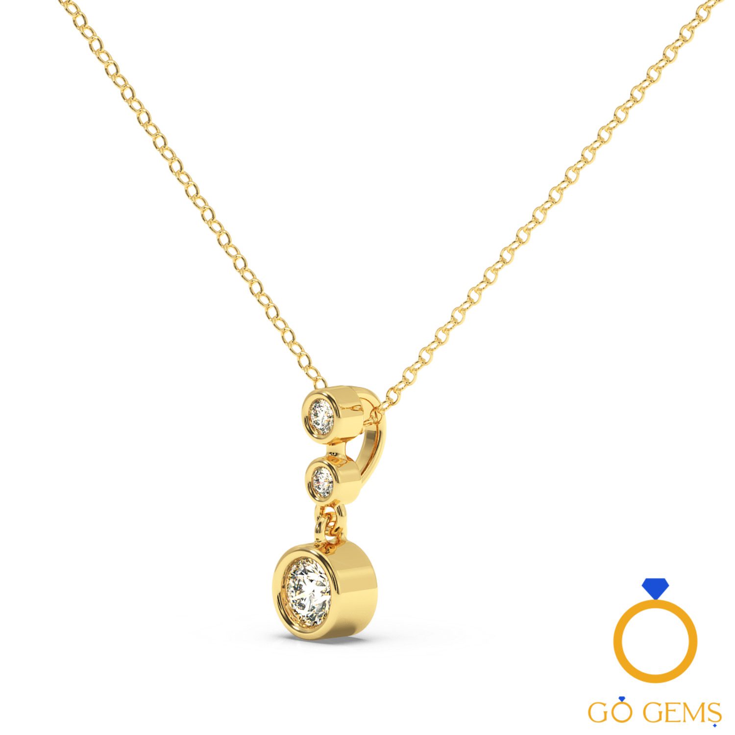 Solitaire Pendant Collection-RMDG-PD03