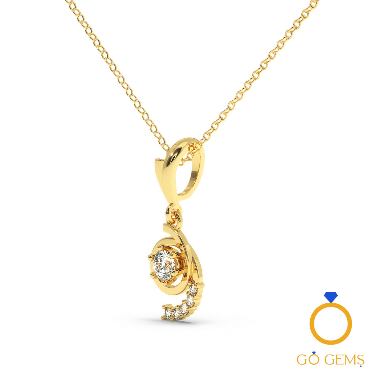Solitaire Pendant Collection-RMDG-PD05