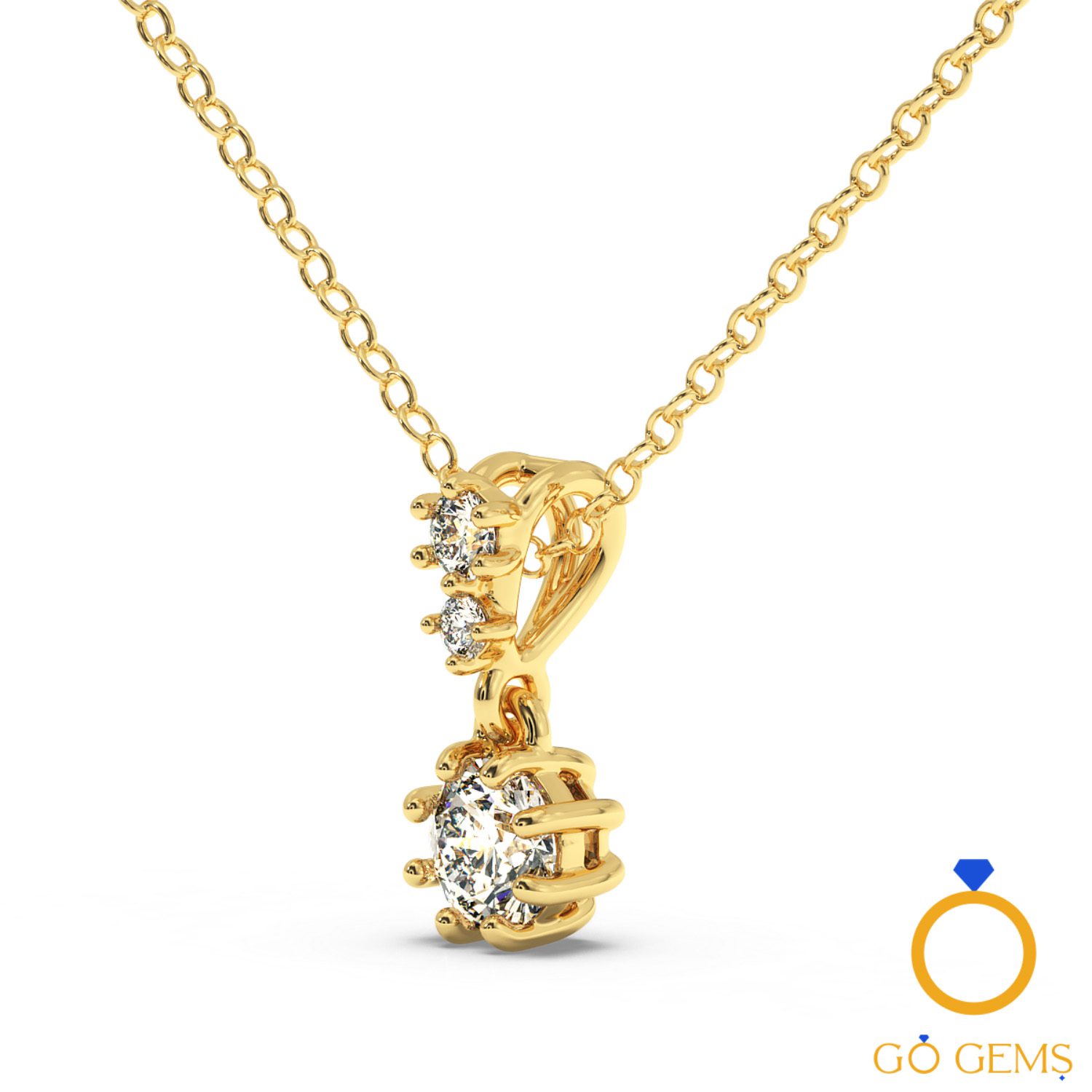 Solitaire Pendant Collection-RMDG-PD012
