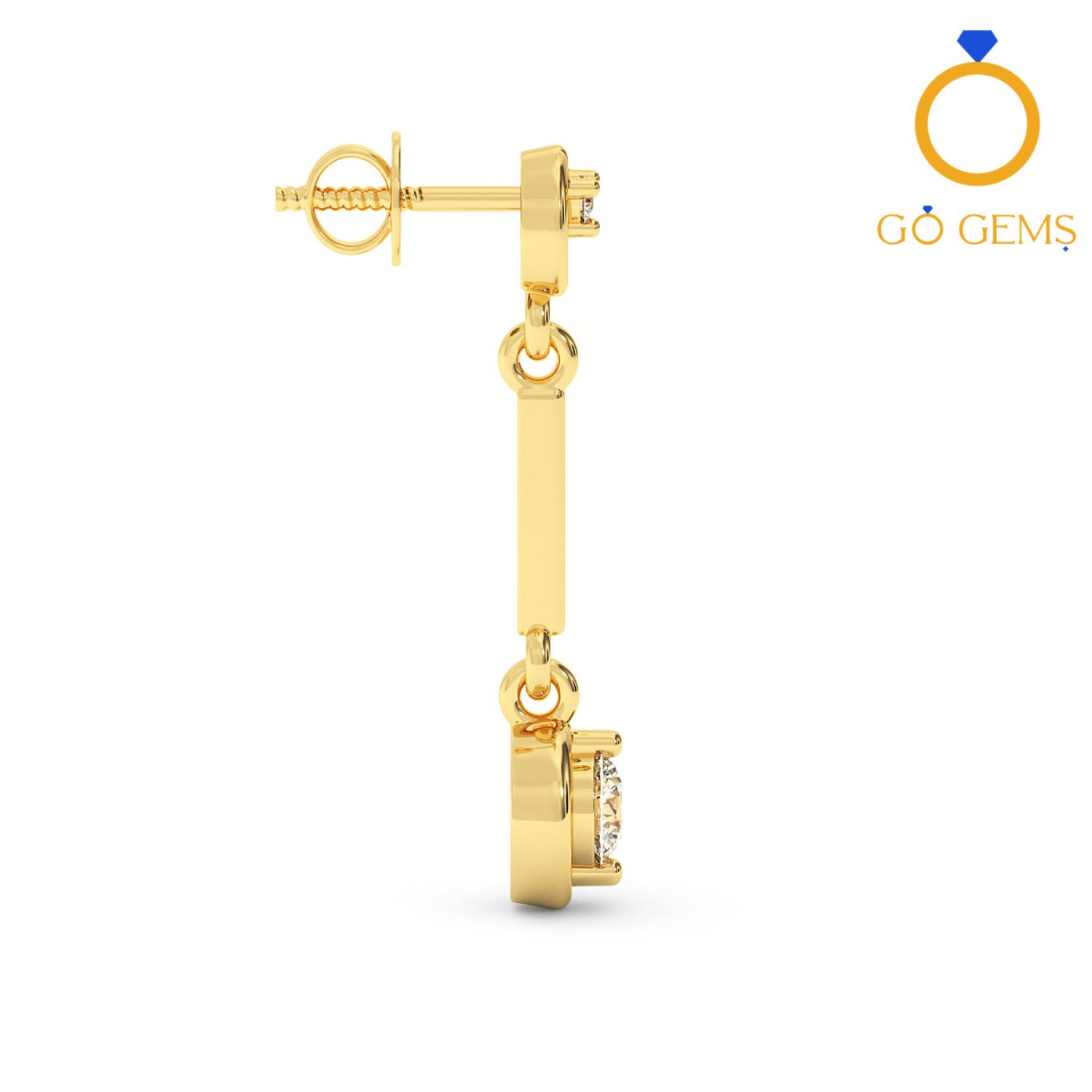 Solitaire Earrings Collection-RMDG-ST030