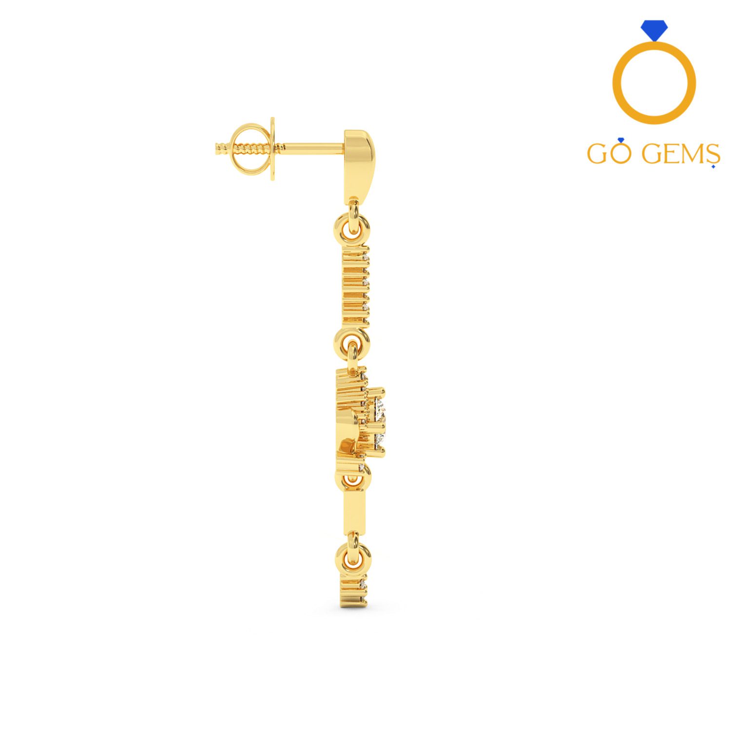 Solitaire Earrings Collection-RMDG-ST035