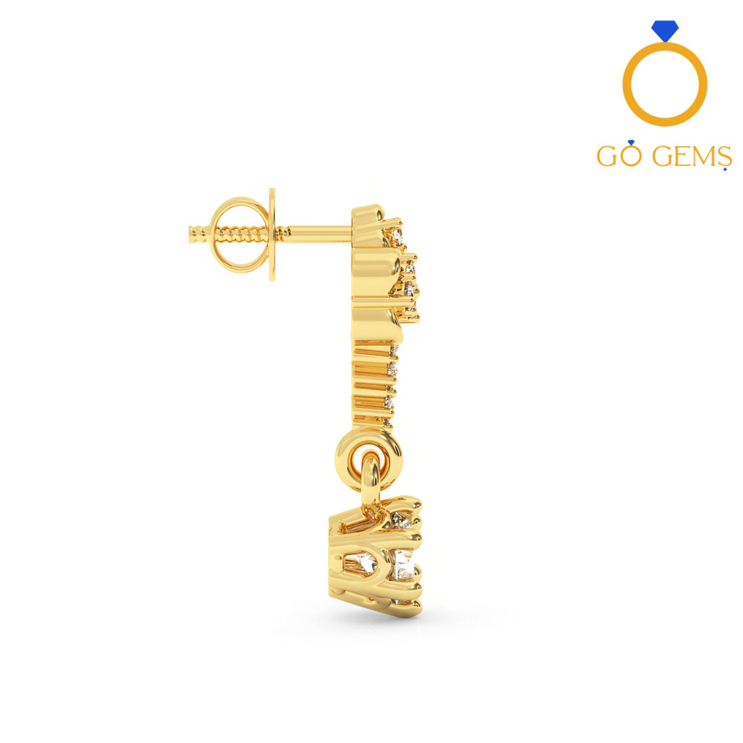 Solitaire Earrings Collection-RMDG-ST037