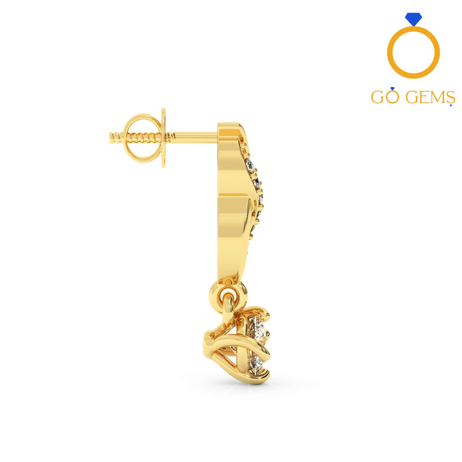 Solitaire Earrings Collection-RMDG-ST010