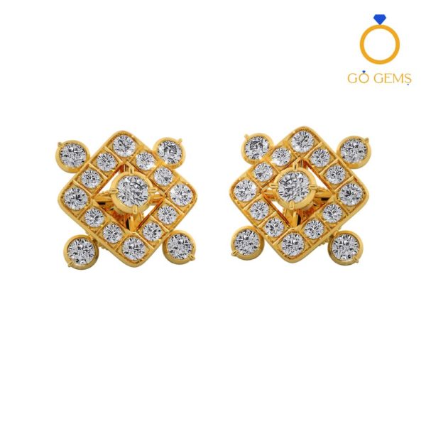 Closed Setting Ear Studs – ADCSER – 0007 Closed Setting Ear Studs – ADCSER – 0007